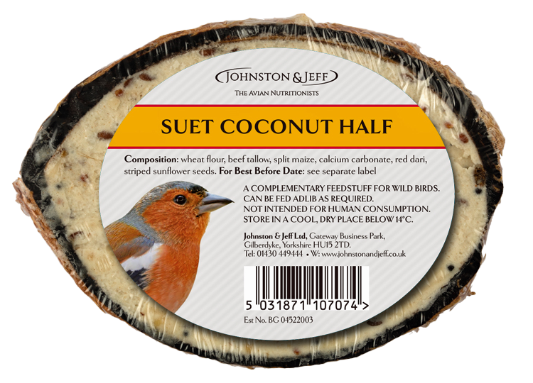 Suet Coconut Half