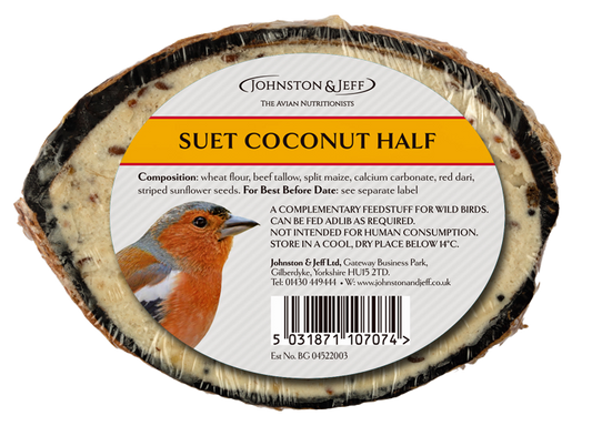 Suet Coconut Half